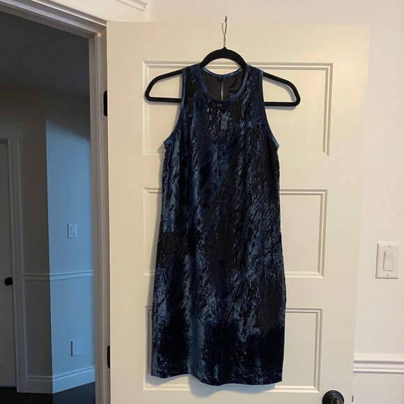 Caroline Biss Little Blue Dress - Picture 1 of 6